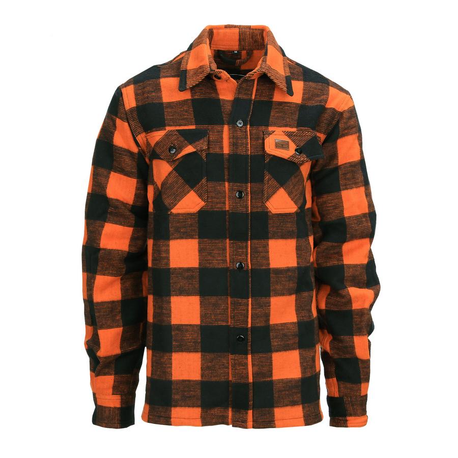 Longhorn - Houthakkershemd Oranje Zwart